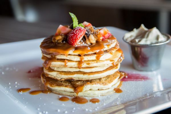 果樹園のパンケーキ